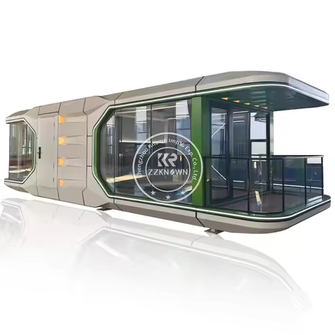 2024 Modern Space Capsule Prefab Cabin Glass Moving House Modern Prefab House Tourism Mobile Homesta