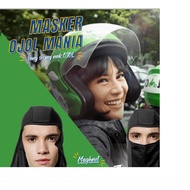 MAS JEK - Ojek Mask - Ojol Balaclava - Motorcycle Helmet Head Cover Ojol Ojek - Hair Protector - Pro