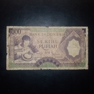 Uang kuno Indonesia 1000 rupiah Pekerja 1958