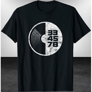 Turntable 33 45 78 Rpm Records Vinyl Collector T-Shirt Funny Logo T-Shirt