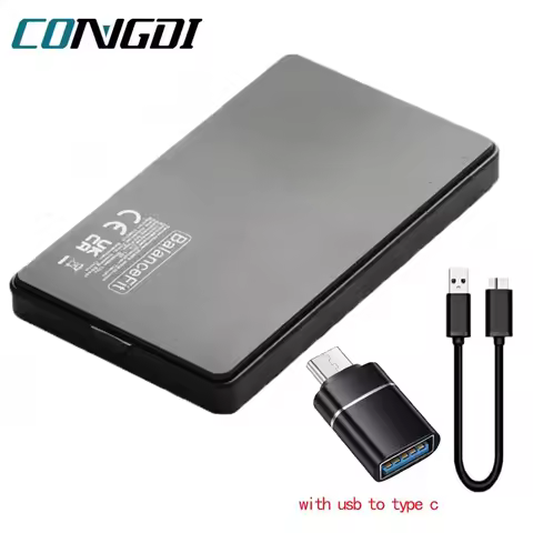 USB 3.0 HDD Enclosure 2.5inch SATA SSD Hard Drive Case with 5Gbps Transfer Speed Mobile External Hou