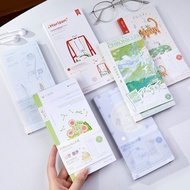Pick-up WEEKS Loose-leaf Notebook New Green Fresh Simple Style Student Notebook Notebook Writing Not