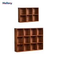 [Hellery] Wooden Display Shelf Wall Mounted Display Case for Collectible Figurines