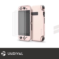 tomtoc Nintendo Switch Liquid Silicone Case Pink  - Unrival