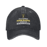Amateur Ham Radio Operator Caps Men Women Cotton Trucker Hat Causal Wear Adjustable Baseball Cap