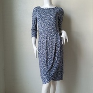 LAURA ASHLEY 彈性布料洋裝，花卉圖案，尺寸 7 (XS)，胸圍 32 - 34 吋。