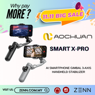 AOCHUAN SMART XE 3-Axis Handheld Foldable Gimbal Stabilizer With Focus Wheel