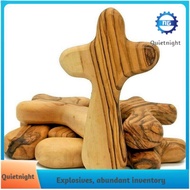 [quietnight.ph] 10 Piece Small Olive Wood Crosses Holding Crosses Prayer Crosses