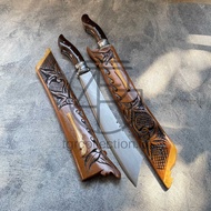 TERBARU GOLOK PATIMURA UKIR KHUSU PEMOTONG KAYU DAN BAMBU KUALITAS SANGAT TAJAM ASLI CIBATU