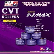 UMA RACING PULLEY ROLLER V3 NVX / AEROX / NMAX / NOUVO LC /AEROX NEW / NMAX NEW / EGO AVANTIZ / EGO  CVT ROLLER