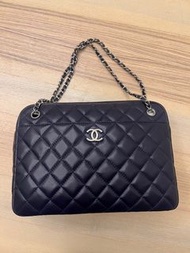 Chanel Classic Camera Case  (Navy Lambskin)