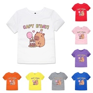 Áo thun trẻ em CAPYBARA ART 4 nhiều màu áo có size người lớn Áo thun cho bé size đại SIZE TO HƠN NHẮ
