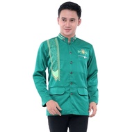 SKN Jasko Motif Sorban NU Baju Muslim Pria Bordir Nahdhatul Ulama NO Seragam Majelis Hadroh Atasan F
