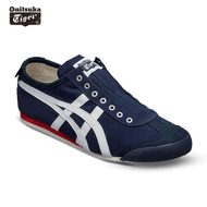 2024 Onitsuka Tiger Shoes 66 SLIP-ON Mens and Womens Sneakers Casual Canvas Tiger Shoe Blue D3K0N