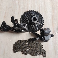 groupset shimano 9 speed alivio