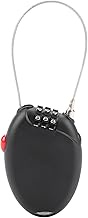 Retractable Cable Locks for Luggage, 3 Digit Combination Padlock Lock Adjustable Steel Security Wire