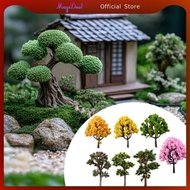 MagiDeal 7x Miniature Artificial Trees Micro Landscape Decor Sculpture Accessories Statue