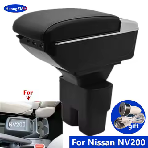 For Nissan NV200 Car Armrest Box For Nissan NV200 Armrest box Storage Box Interior Dedicated Retrofi