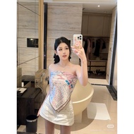 MIUNA PREMIUM 90x90cm Square Silk Scarf - head turban - 90x90 cm scarf, crow's beak bandana turban -