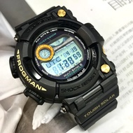 G Shock Frogman GWF1000 Black Gold Tide Graph gshock frogman jam tangan lelaki