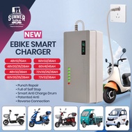 Ebike Charger 48V 60V 72V12ah 20ah 32ah Smart Intelligent Charger Battery 48volts 3ah output, Applic