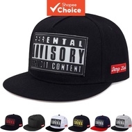 Chic Snapback Baseball Cap: Parental Explicit Content Embroidery, Stylish Korean Design for Men & Wo