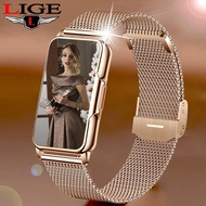 LIGE ใหม่กีฬาสมาร์ทวอท์ชผู้หญิงสรีรวิทยาฟังก์ชั่นความจำฟิตเนสสร้อยข้อมือกันน้ำ Custom Dial สุภาพสตรีผู้ชาย Smartwatch