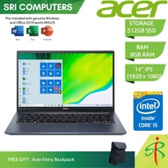 Acer Swift 3X Laptop (SF314-510G-502Q) Steam Blue