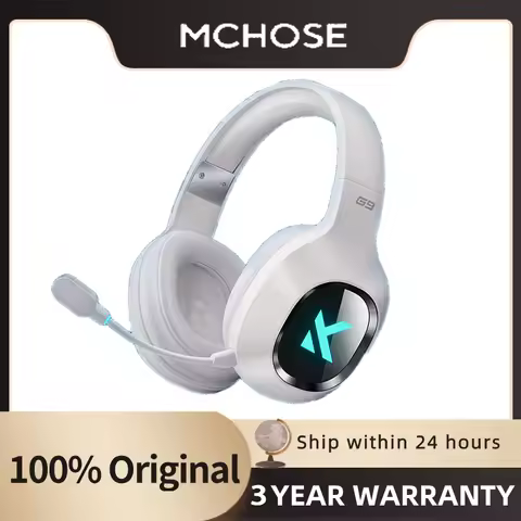 MCHOSE G9Pro Gaming Headset Computer Headphones for Gaming - 7.1 Channel - 3-mode Bluetooth/Wireless