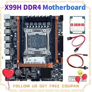 X99H Desktop Motherboard+E5 2620 V3 CPU B85 LGA2011-3 4X DDR4 REG ECC RAM Slots M.2 PCIE SATA3.0 X99