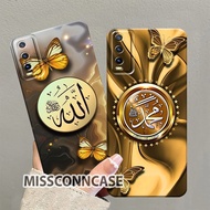 Vivo Y12s/Y20/Y20s/Y20i/Y20G Softcase Silicone Material Calligraphy Motif - Trendy Casing - Casing -