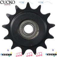 BACKSTR Convex Idler Gear, 10mm Bore 1/2" Pitch 13 Tooth Chain Idler Sprocket, with Insert C45 Carbo