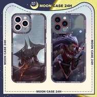 Iphone MOON CASE 24H Aatrox Legendary Alliance Game LOL ip 8 / x / xs / xs max / 11 / 12 / 13 / 14pr