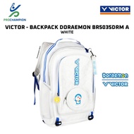 Tas Ransel Raket Backpack Badminton Victor Doraemon BR 5035 DRN BR5035DRM A White