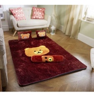 PROMO!!KASUR KARPET BULU+BANTAL DAN GULING  CUCI GUDANG TAHUN  KASUR KARPET INI BANYAK MOTIF KARAKTE