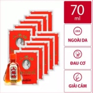 Set of 10 Siang Pure Oil Thai Wind Oil - Bottle of 7ml