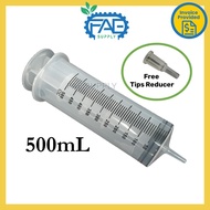 Picagari 500 cc ml disposable syringe catheter tips picagari besar