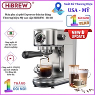 Semi-automatic Espresso, Cappuccino, Latte coffee maker. Premium American brand HiBREW - H10B
