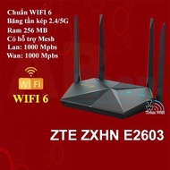 [ English ] ZTE E2615 / E2603 / E1600 zxhn E2603 wifi Router,wifi 6,ax1800 wifi dual band (Used)