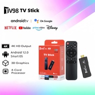 TV98 Android12.0  Smart TV Stick H313 Android STICK 2.4G/5GWIFI 8GB+128GB Netflix/YouTube Mini TV St