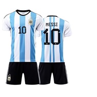 New Qatar World Cup Football Ball Uniform Samsung Argentina Massey No. 10 Jersey National Team Soccer Uniform