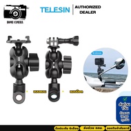 Telesin Action Camera Holder With Rearview Mirror Adjustable Degree for GOPRO DJI 5Pro/4/3 Insta360