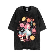 Alice In Wonderland Vintage Oversize Washed Tee T-shirt