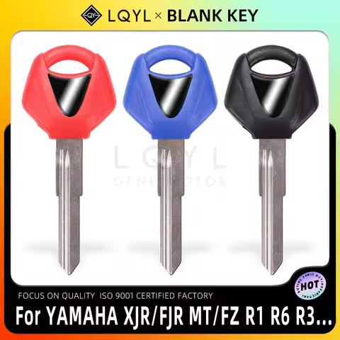 LQYL New Blank Key Motorcycle Replace Uncut Keys For YAMAHA R25 R3 Xmax X-MAX X MAX R 125 200 250 MT