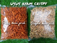 Keripik usus ayam crispy rempah sultan pedas daun jeruk original daun jeruk kemasan 1kg 500 gram 250