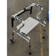 WALKER FRAME WITH SEAT FOR THE ELDERLY