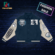 Jaket Evos Esports Vintage S13 evosgoods Biru Putih Oversize S M L XL XXL 3XL 4XL 5XL Bahan Fleece J