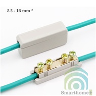 Straight I-shaped Wire Connector with Wire Branch 10mm2-35mm2