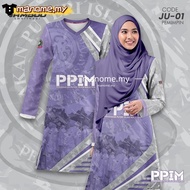 Ppim Uniform Jersey Persatuan Pemimpin Ppim Puteri Islam Malaysia Baju Muslimah Labuh Purple Blue Pi