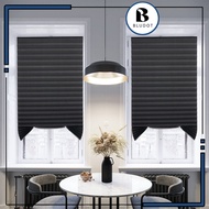 BLOCK OUT CURTAIN BLINDS PLEATED BLIND 90X180CM BIDAI BERLISU BIDAI PENHADANG WINDOW BLINDS STICK